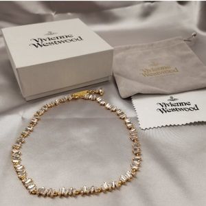 Vivienne Westwood gorgeous crystal choker, barley worn